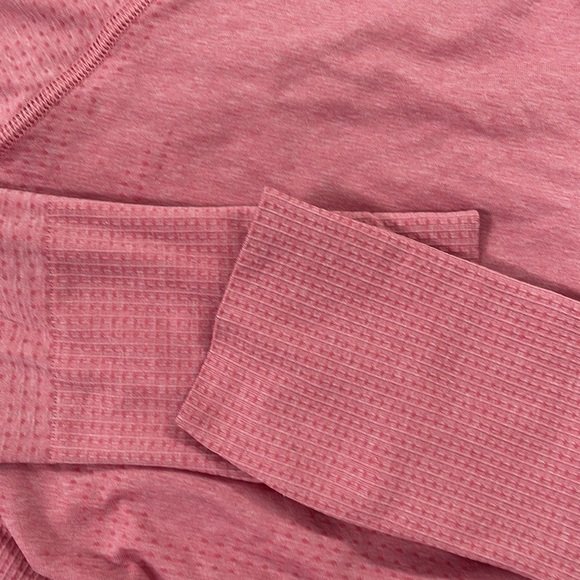 Gymshark Pink Vital Seamless Long Sleeve Workout Top - Picture 5 of 8